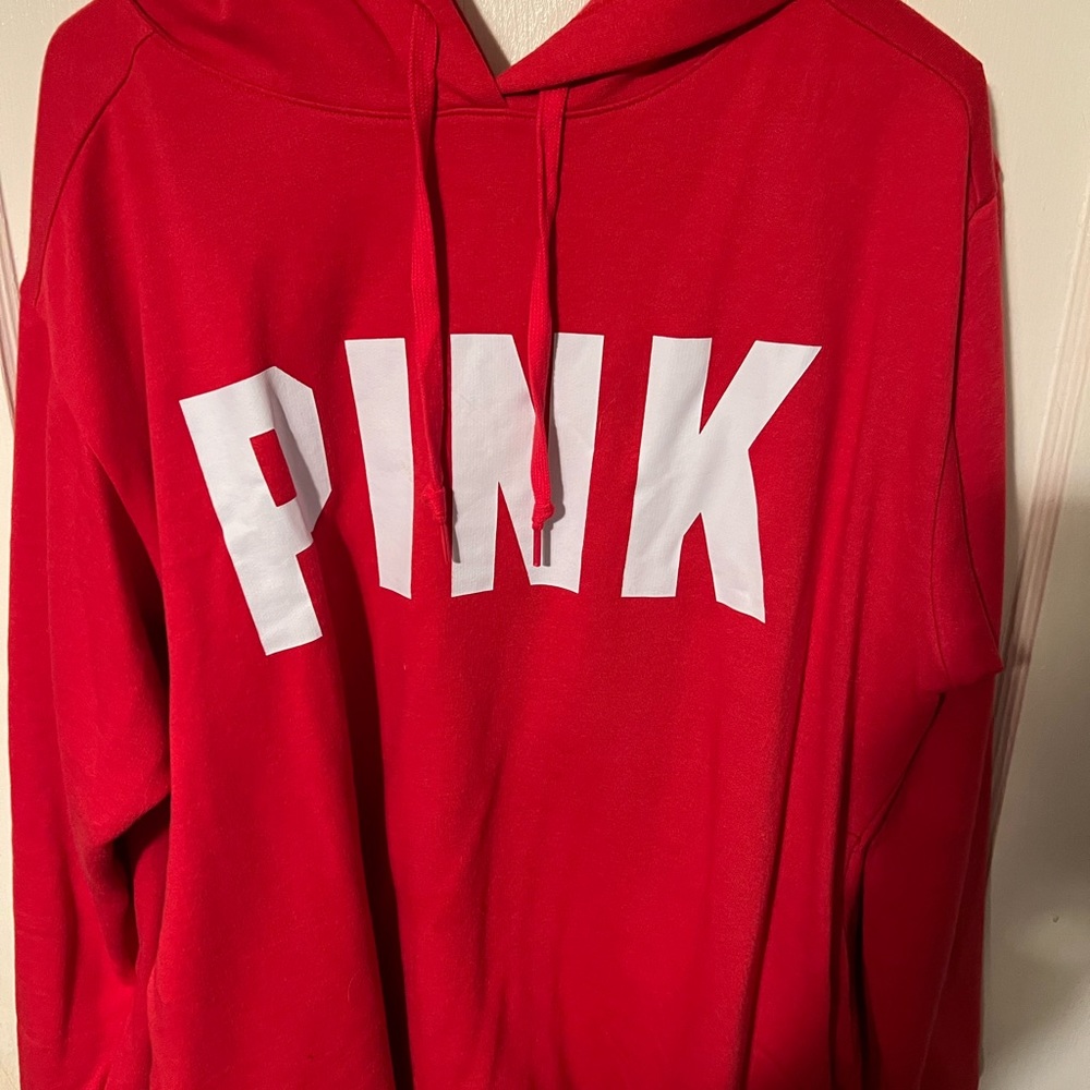 Pink hoodie with pockets